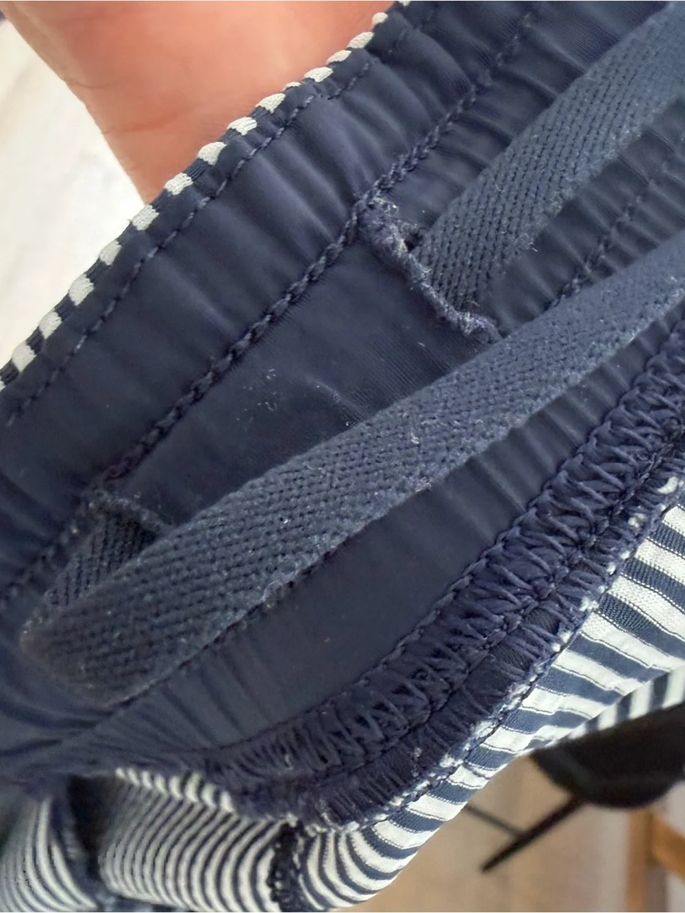 Rhône men’s swim trunks blue white